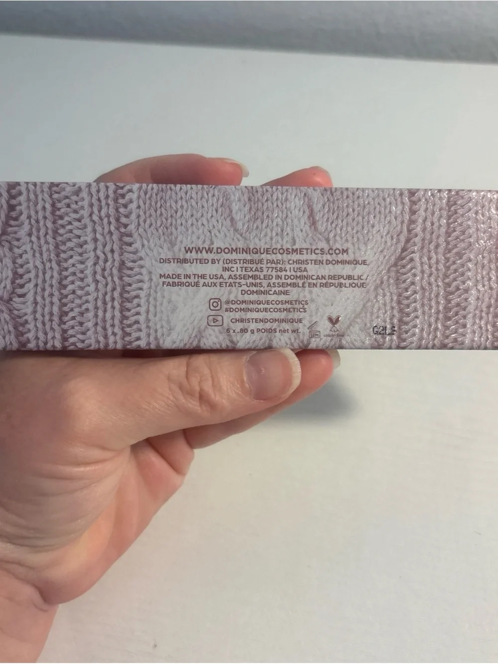 Dominique Cosmetics Eyeshadow Palette-Sweater Weather NEW